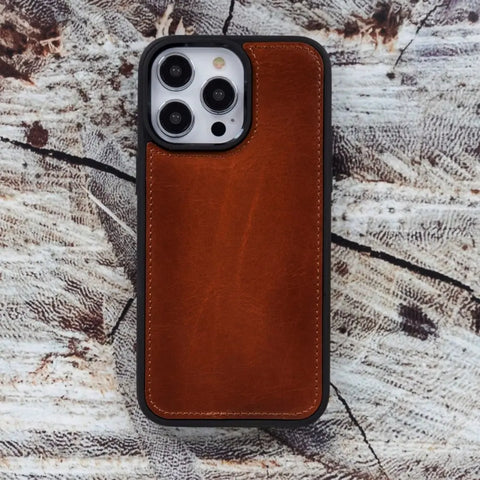 iPhone 14 Pro MAX Detachable Card Holder Wallet Case, (Chestnut Brown)