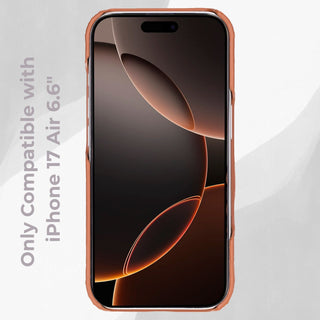 VENOULT™  Slim Leather Case for iPhone 17 Air – Full-Grain Genuine Leather, MagSafe Compatible