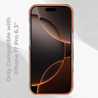 VENOULT™  Slim Leather Case for iPhone 17 Pro – Full-Grain Genuine Leather, MagSafe Compatible