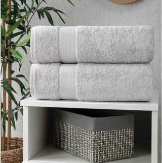 Personalized Turkish Cotton Bath Towel Set - 2 Pieces