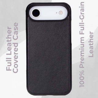 VENOULT™  Slim Leather Case for iPhone 17 Air – Full-Grain Genuine Leather, MagSafe Compatible