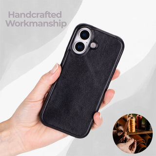 VENOULT™  Slim Leather Case for iPhone 17 – Full-Grain Genuine Leather, MagSafe Compatible