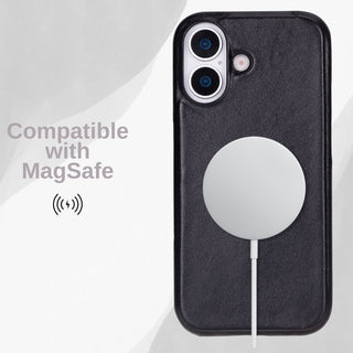 VENOULT™  Slim Leather Case for iPhone 17 – Full-Grain Genuine Leather, MagSafe Compatible