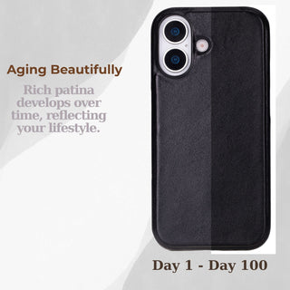 VENOULT™  Slim Leather Case for iPhone 17 – Full-Grain Genuine Leather, MagSafe Compatible