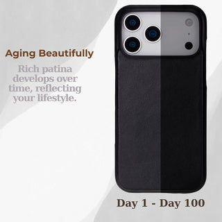 VENOULT™  Slim Leather Case for iPhone 17 Pro – Full-Grain Genuine Leather, MagSafe Compatible