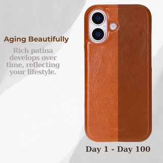 VENOULT™  Slim Leather Case for iPhone 17 – Full-Grain Genuine Leather, MagSafe Compatible