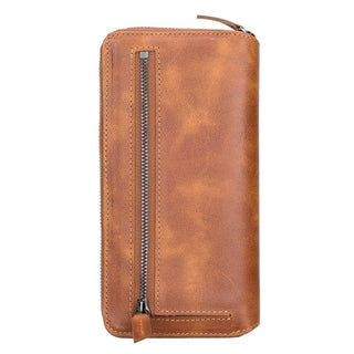 VENOULT™ Zippered Leather Wallet Case for iPhone 18 Pro, 17 Pro & 17 Pro Max