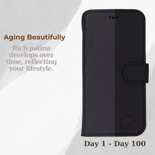 VENOULT™  Detachable Wallet Case for iPhone 17 Pro Max – Full-Grain Genuine Leather, MagSafe Compatible