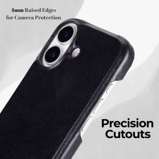 VENOULT™  Slim Leather Case for iPhone 17 – Full-Grain Genuine Leather, MagSafe Compatible