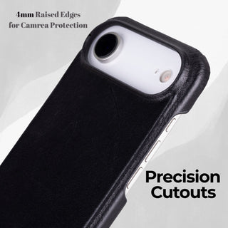 VENOULT™  Slim Leather Case for iPhone 17 Air – Full-Grain Genuine Leather, MagSafe Compatible