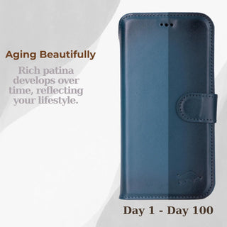 VENOULT™  Detachable Wallet Case for iPhone 17 Pro – Full-Grain Genuine Leather, MagSafe Compatible