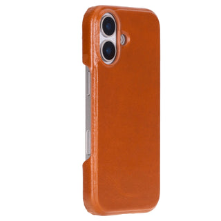 iPhone 17 Slim Leather Case– Full-Grain Genuine Leather, MagSafe Compatible