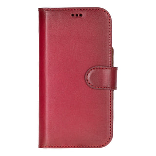 VENOULT™  Detachable Wallet Case for iPhone 17 – Full-Grain Genuine Leather, MagSafe Compatible
