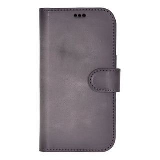 VENOULT™  Detachable Wallet Case for iPhone 17 – Full-Grain Genuine Leather, MagSafe Compatible