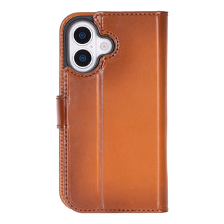 VENOULT™  Detachable Wallet Case for iPhone 17 – Full-Grain Genuine Leather, MagSafe Compatible