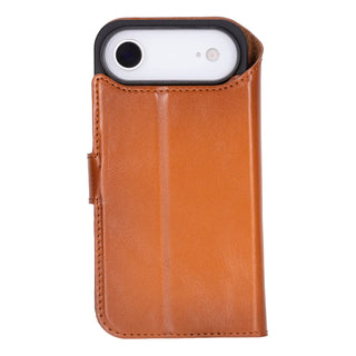 VENOULT™  Detachable Wallet Case for iPhone 17 Air– Full-Grain Genuine Leather, MagSafe Compatible