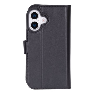 VENOULT™  Detachable Wallet Case for iPhone 17 – Full-Grain Genuine Leather, MagSafe Compatible