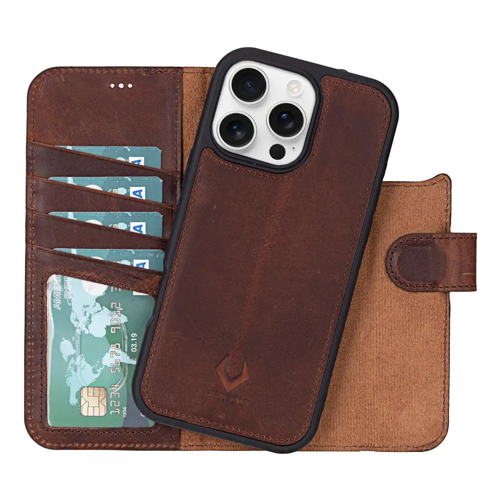 iPhone 16 Pro max Leather Wallet Case Compatible with magsafe – VENOULT iPhone 16 Pro max Leather Wallet Case Compatible with magsafe – VENOULT