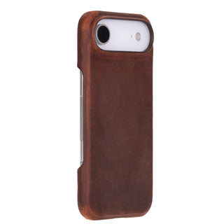 iPhone 17 Air Slim Leather Case Full-Grain Genuine Leather, MagSafe Compatible