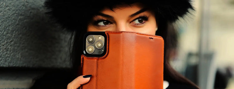women wallet case chestnut brown iphone 15 pro max wallet case